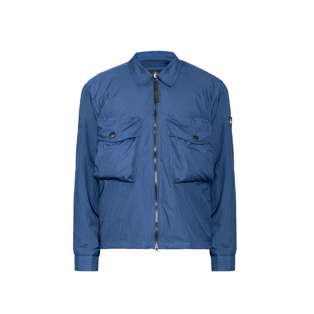 Prung Puerto Overshirt Jacket Casual Football Hooligans Jaket Warna Biru