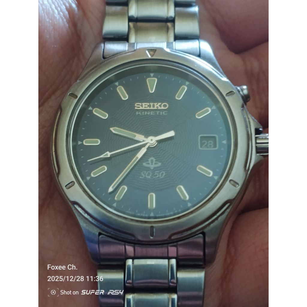 SEIKO SQ50 Kinetic - (5M42-0B20) Original