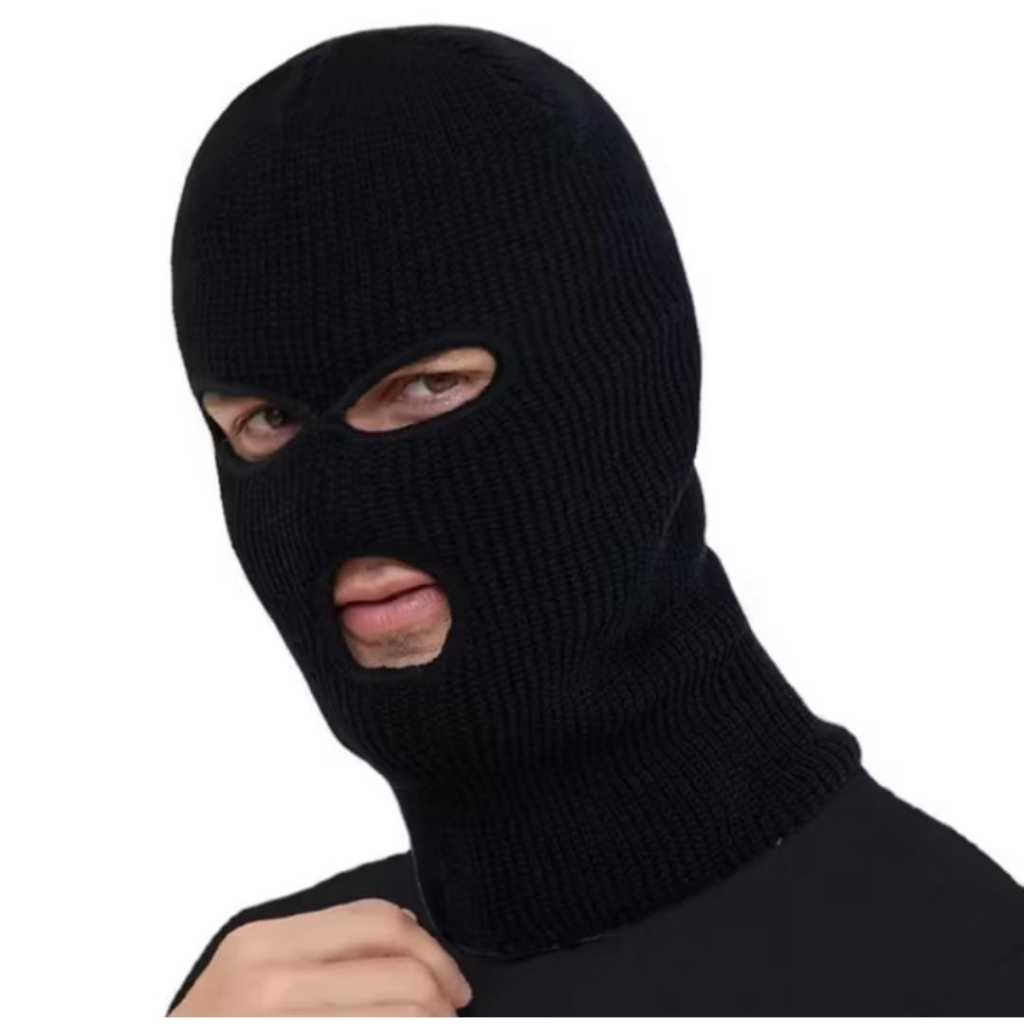 KUPLUK TEROPONG NINJA LUBANG 3 KUPLUK TOPENG KUPLUK NINJA PRIA SEBO TOPI MASKER TERLARIS