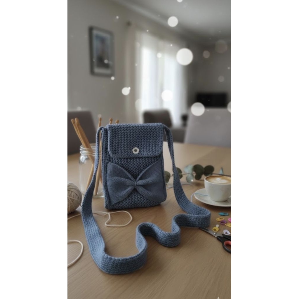 tas rajut slempang pita