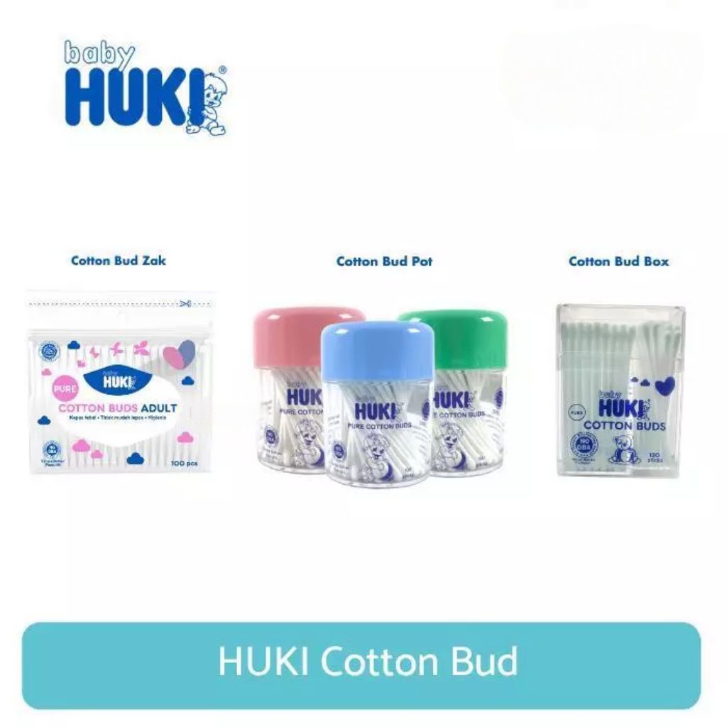 Huki Cotton Bud - Cotton Bud Halus & Lembut