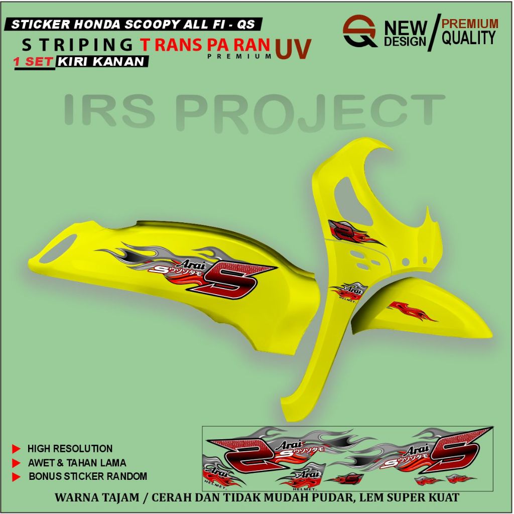 STRIPING TRANSPATAN SCOOPY NEW 2020 LIST  COSTUM STRIPING SCOOPY MOTIF API