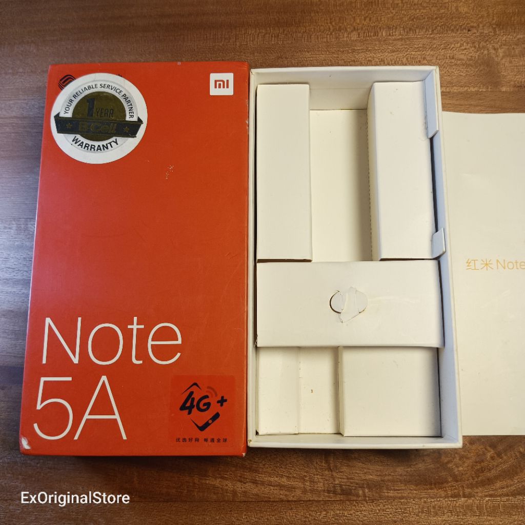 Dus Box Xiaomi Redmi Note 5A Original Copotan