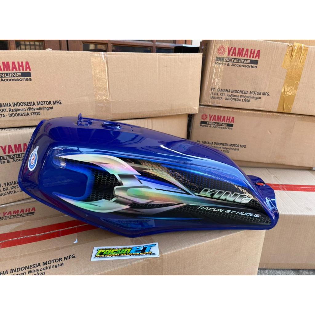 TANGKI RX KING 2007 VARIASI BIRU PEREDAM