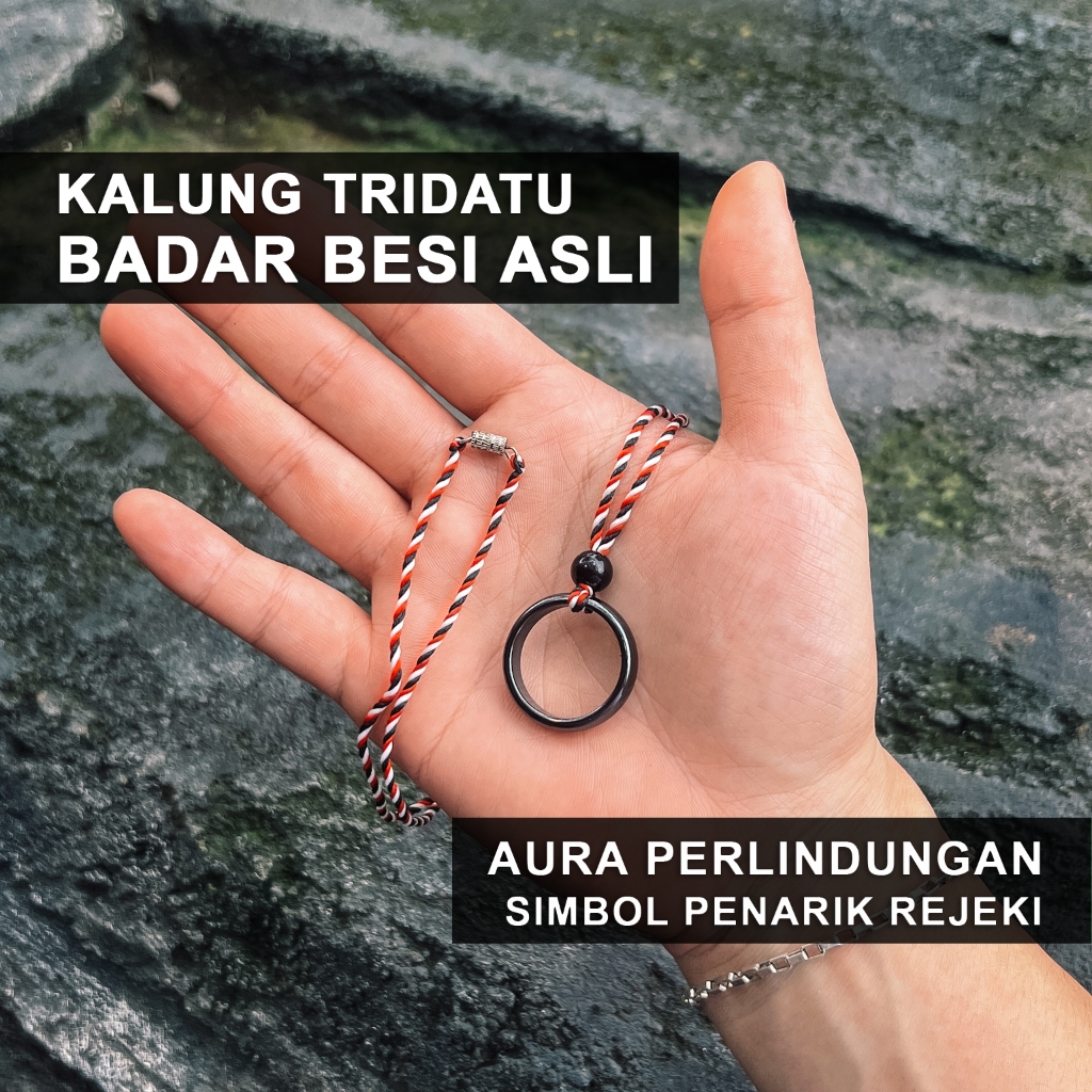 Kalung Tridatu Badar Besi - Aura Perlindungan Kesehatan Rezeki