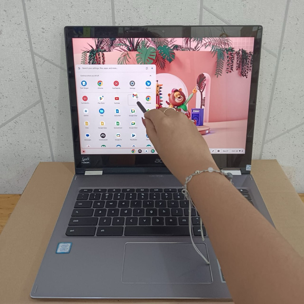 Acer Chromebook Spin 13 CP713, Core i7-8650U, Ram 16/128Gb, 13,5 inch, #Touchscreen, #Flip, #Backlig