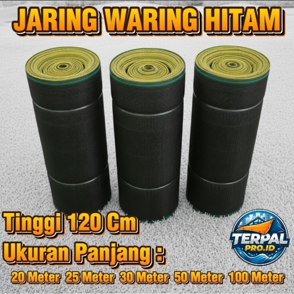 TERPAL PRO.ID - Waring 1 Roll 100 Meter| Waring 1 Roll 50 Meter|Waring 1 Roll 25 Meter | Bahan Awet