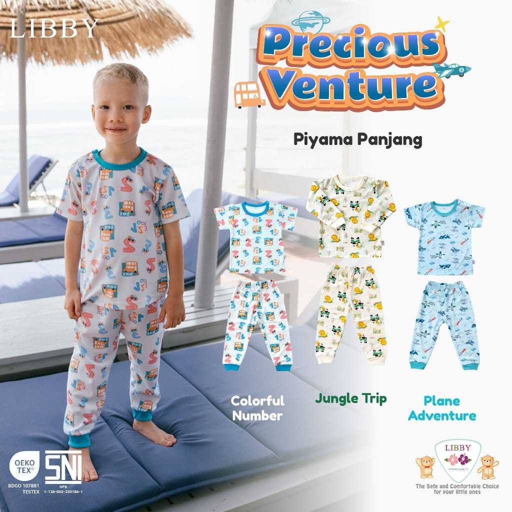 Libby BABY - RANDOM MOTIF SESUAI STOK YANG ADA-Stelan Oblong Pendek Celana Panjang  3 stel ..ukuran 