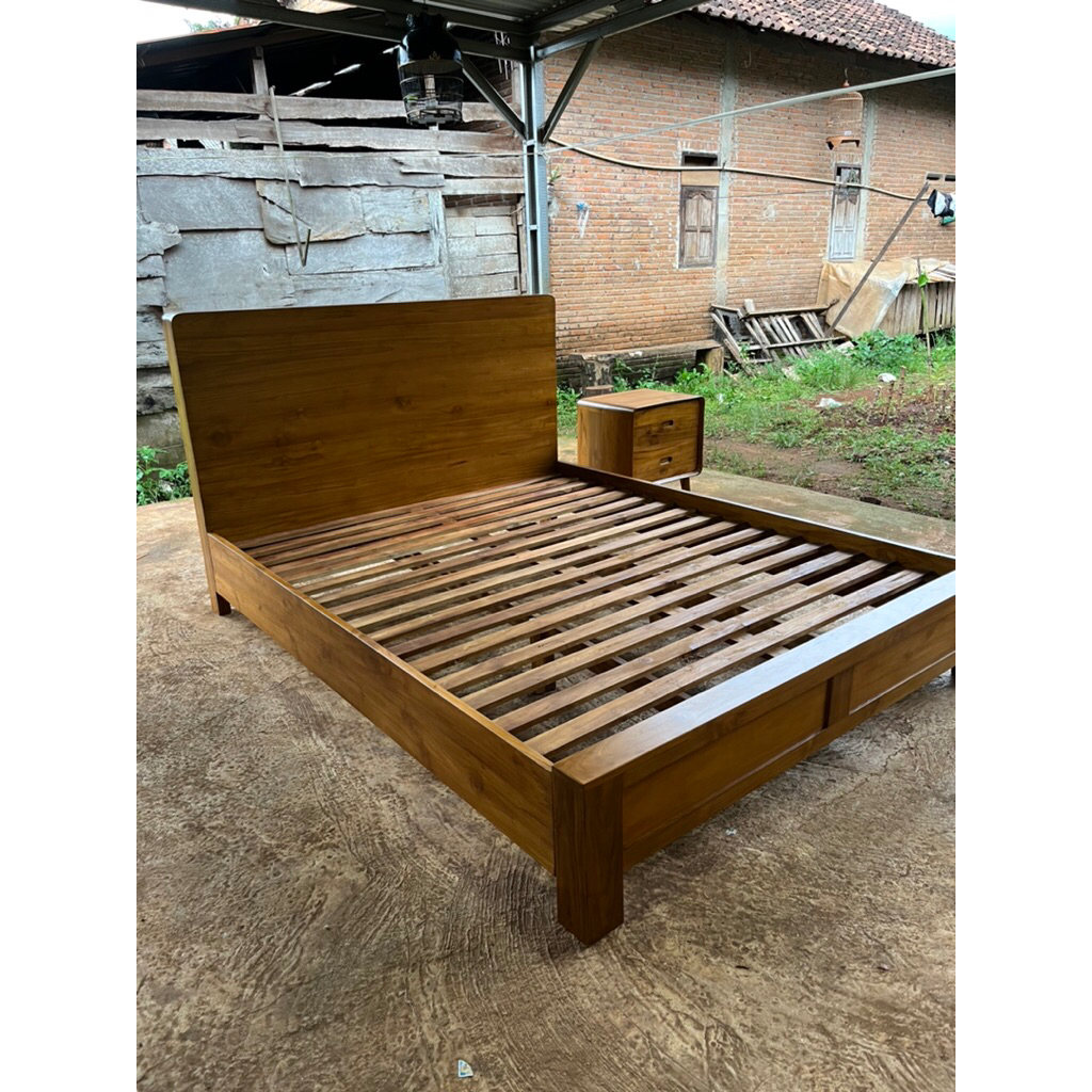 Divan minimalis 160x200 cm jati