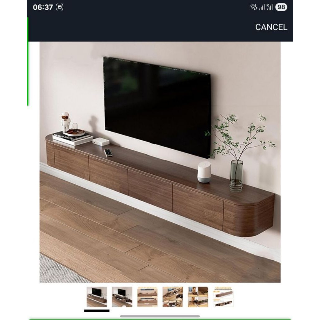 meja tv gantung/meja tv dinding melayang / meja tv termurah