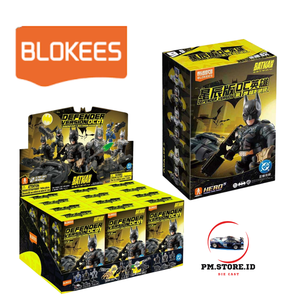 BLOKEES Figures DC BATMAN Legendary Defender Version 01 Mini Action Figures