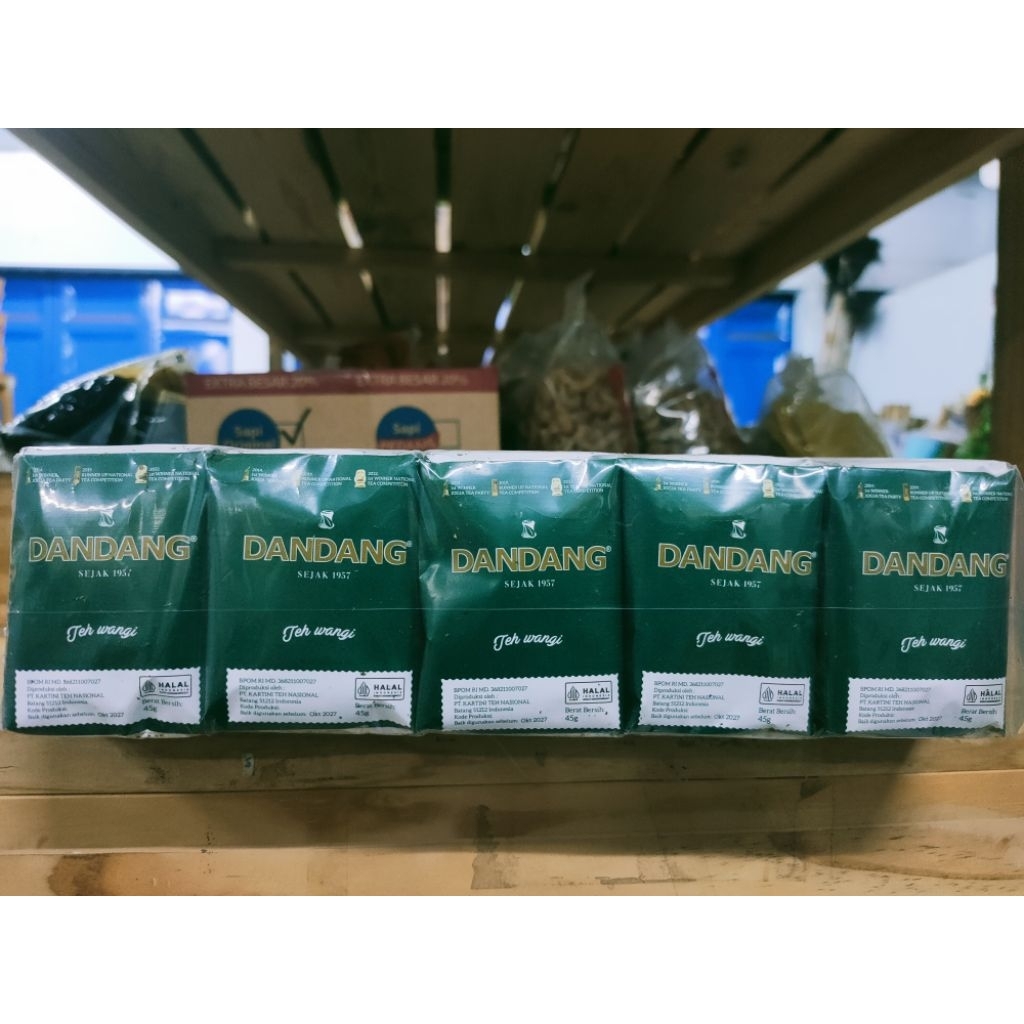 Teh Dandang Hijau Tua selection 1 Slop Isi 10 pcs - Teh Segar dan Ringan