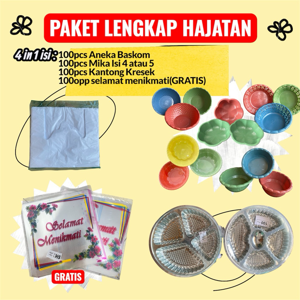 PAKET HAJATAN LENGKAP-BASKOM,SAMIR,KRESEK(FREE OPP TUTUP SELAMAT MENIKMATI)