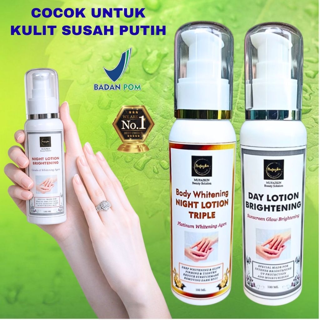 [GROSIR - Center] Mufazkin Hb Pemutih Super Premium 4 pcs Hb dosting tinggi 10X lebih cepat Handbody
