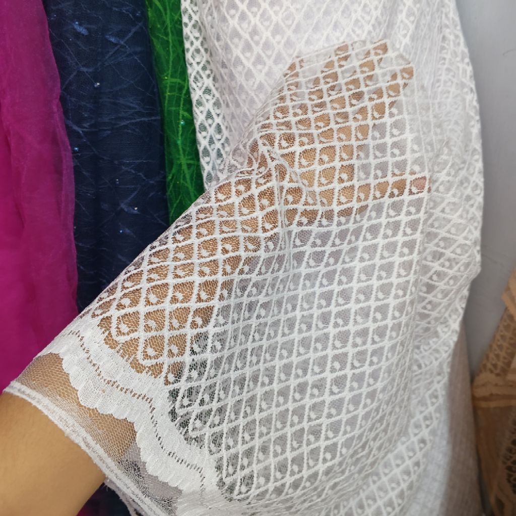 kain/bahan brokat tile - kain brokat tile motif - kain brokat katun - kain brokat korea ~ Harga/0,5m