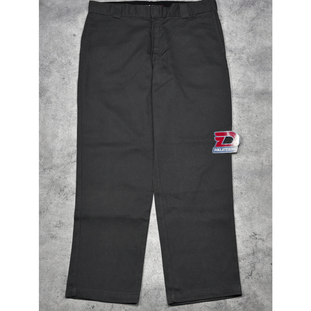 DICKIES - 874 ORIGINAL FIT WORK PANTS CHARCOAL SIZE 38x32