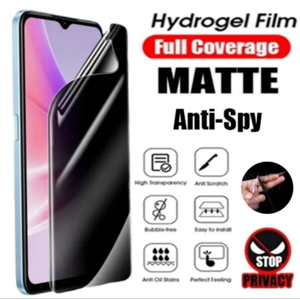 HYDROGEL ANTI SPY MATTE / PRIVACY (SAMSUNG) S7 Edge S8 S8+ Active S9 S9+ S10 S10+ Lite S20 S20+ FE U