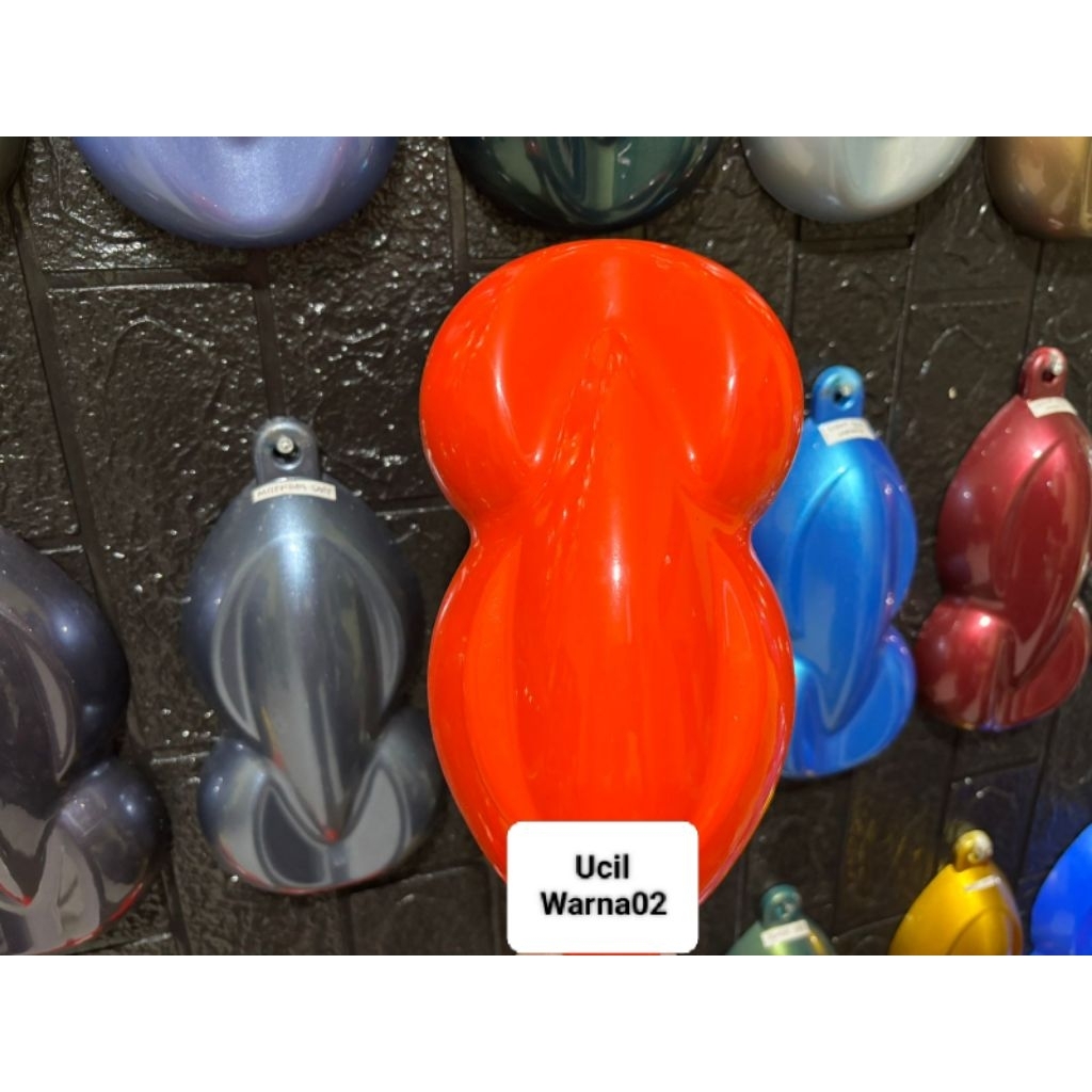 cat orange/Oren Solid bahan pu Polyuretane