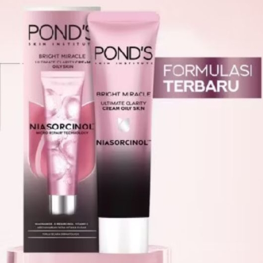 Ponds Bright Miracle Cream Oily Skin Niasorcinol 20gr
