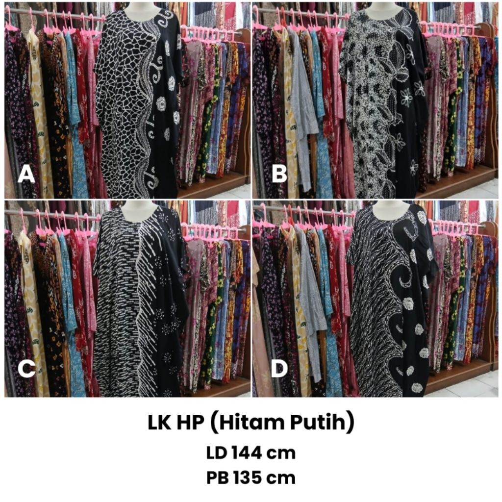 Longdres Kelelawar Hitam Putih (LK HP)