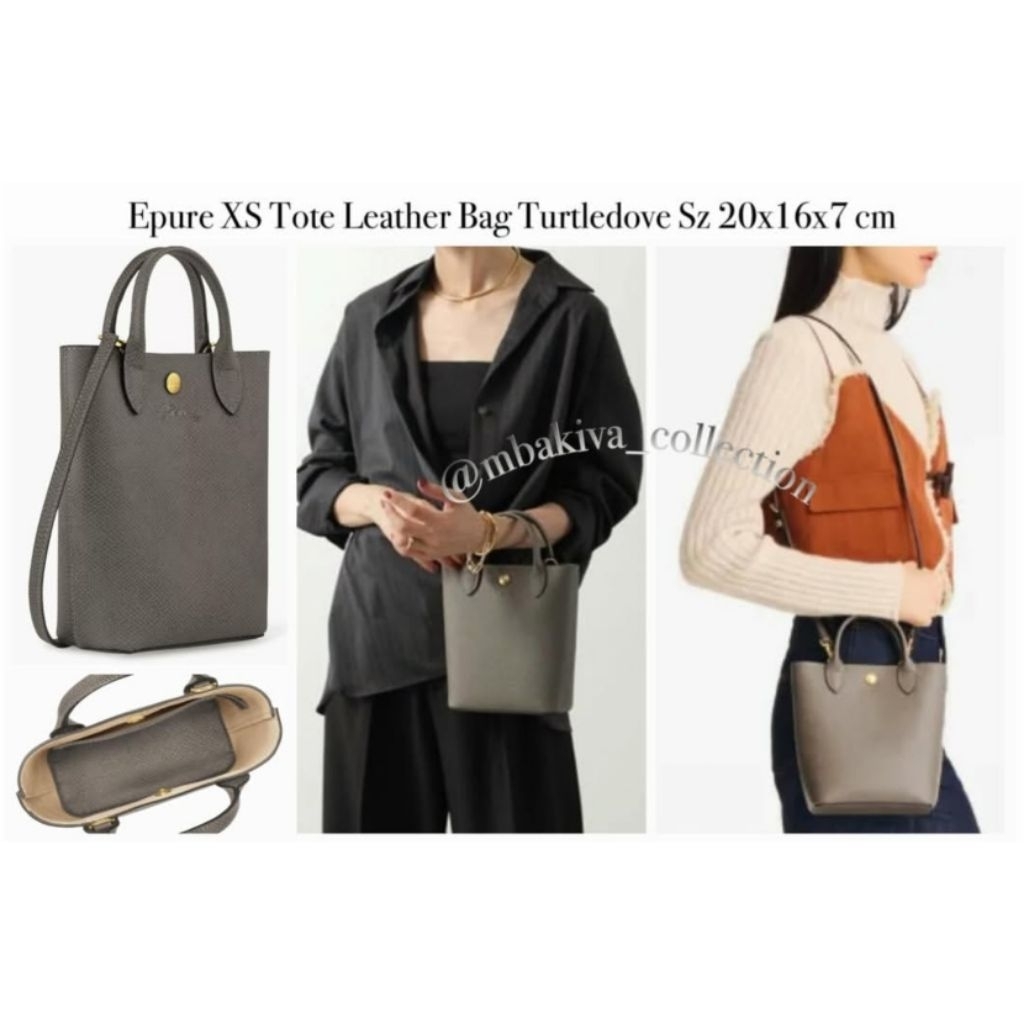 Epure XS Tote Leather Bag Turtledove