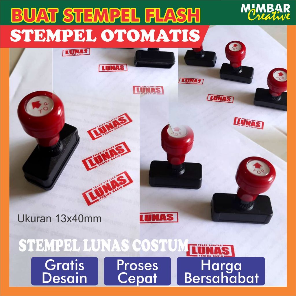 STEMPEL LUNAS STEMPEL OTOMATIS STEMPEL COSTUM STEMPEL KECIL STEMPEL FONT KEREN
