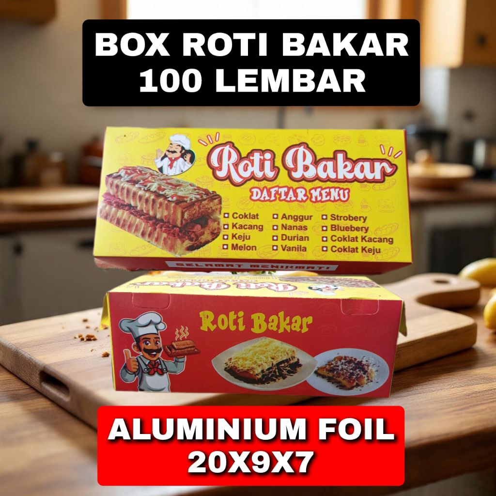 promo box roti bakar/ dus roti bakar/ kardus roti bakar/ tempat makanan roti bakar/ box kemasan