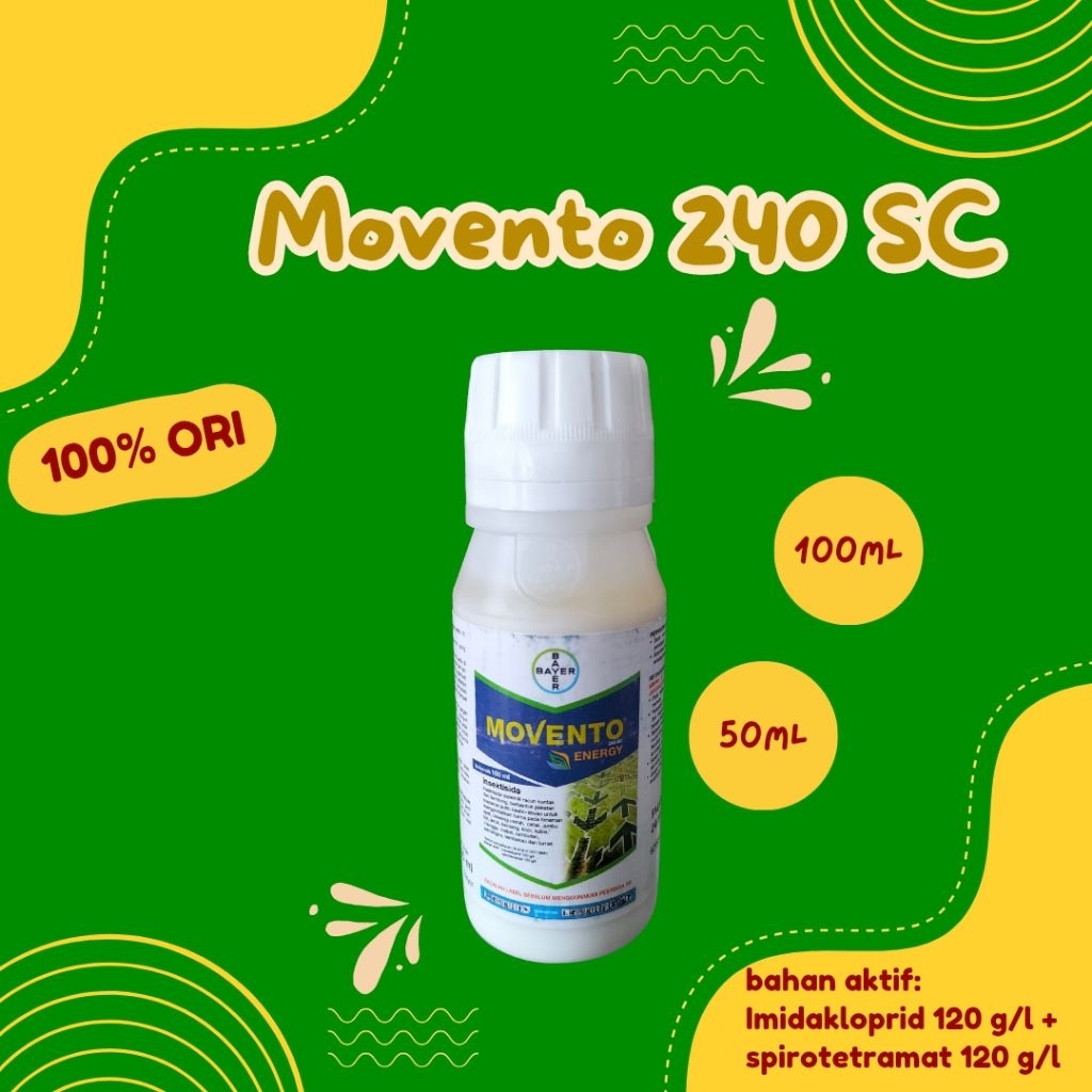 Movento 240 SC - Imidakloprid 120 g/l + spirotetramat 120 g/l