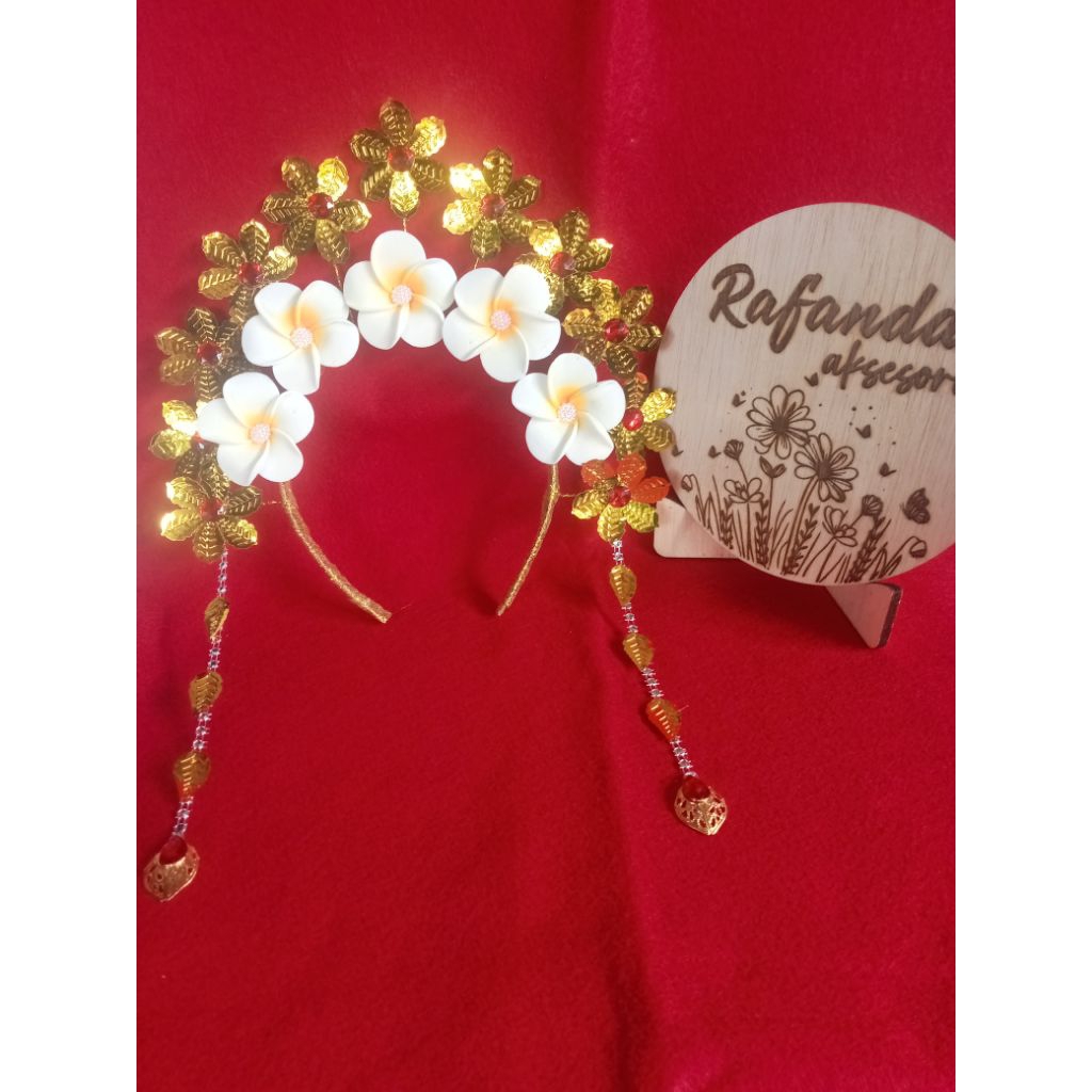 mahkota bando bunga setaman/untuk anak maupun dewasa