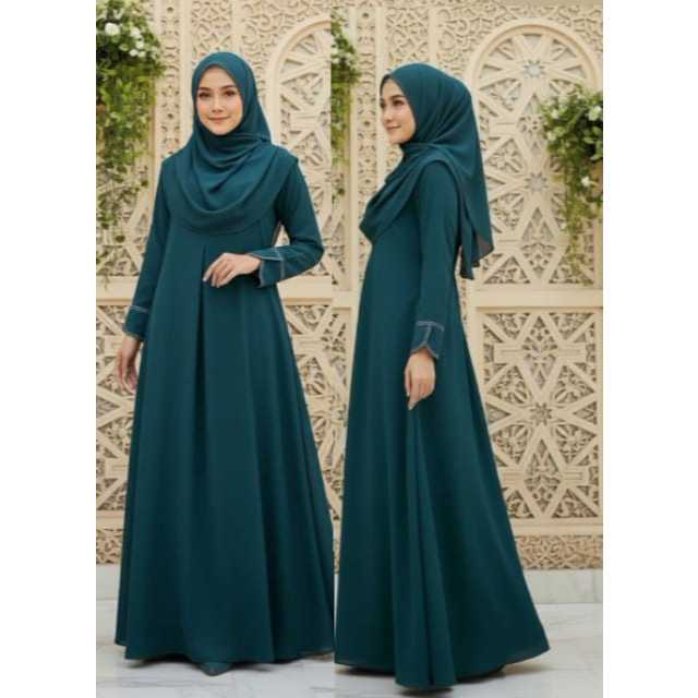 Kanaya abaya by keinsfashion baju gamis wanita dewasa bahan sabrina anti UV dress simple terbaru 202