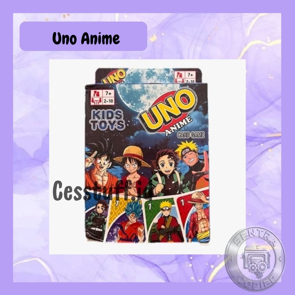 Kartu Uno Karakter Anime