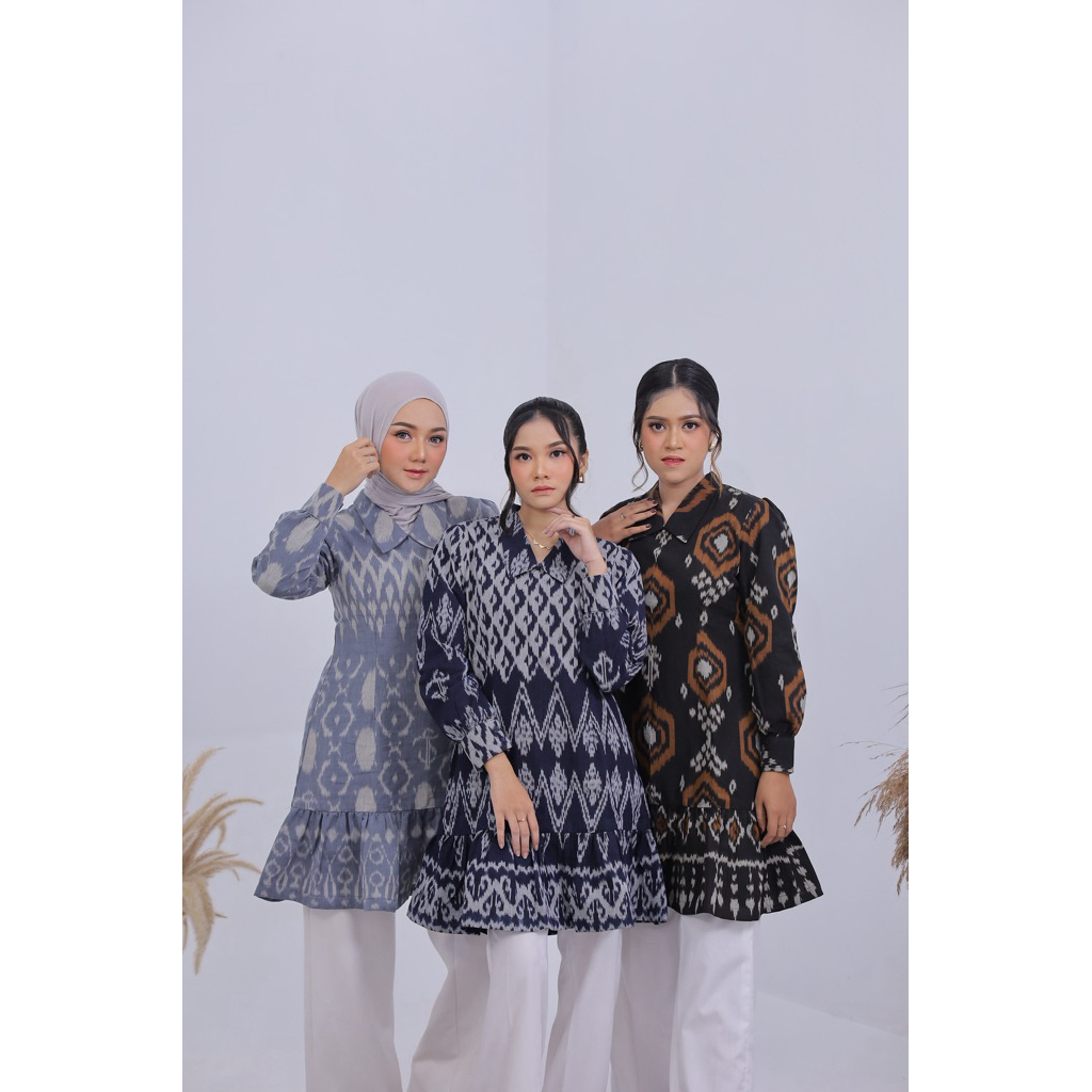 SABRINA TENUN - LINEA TUNIK TENUN (TUJUH PILIHAN MOTIF)