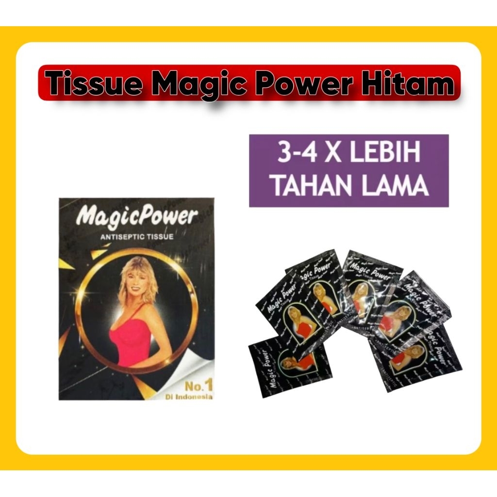 Magic Power Original || TISU MAGIC POWER II Privasi Kirim Aman Dan Terjaga