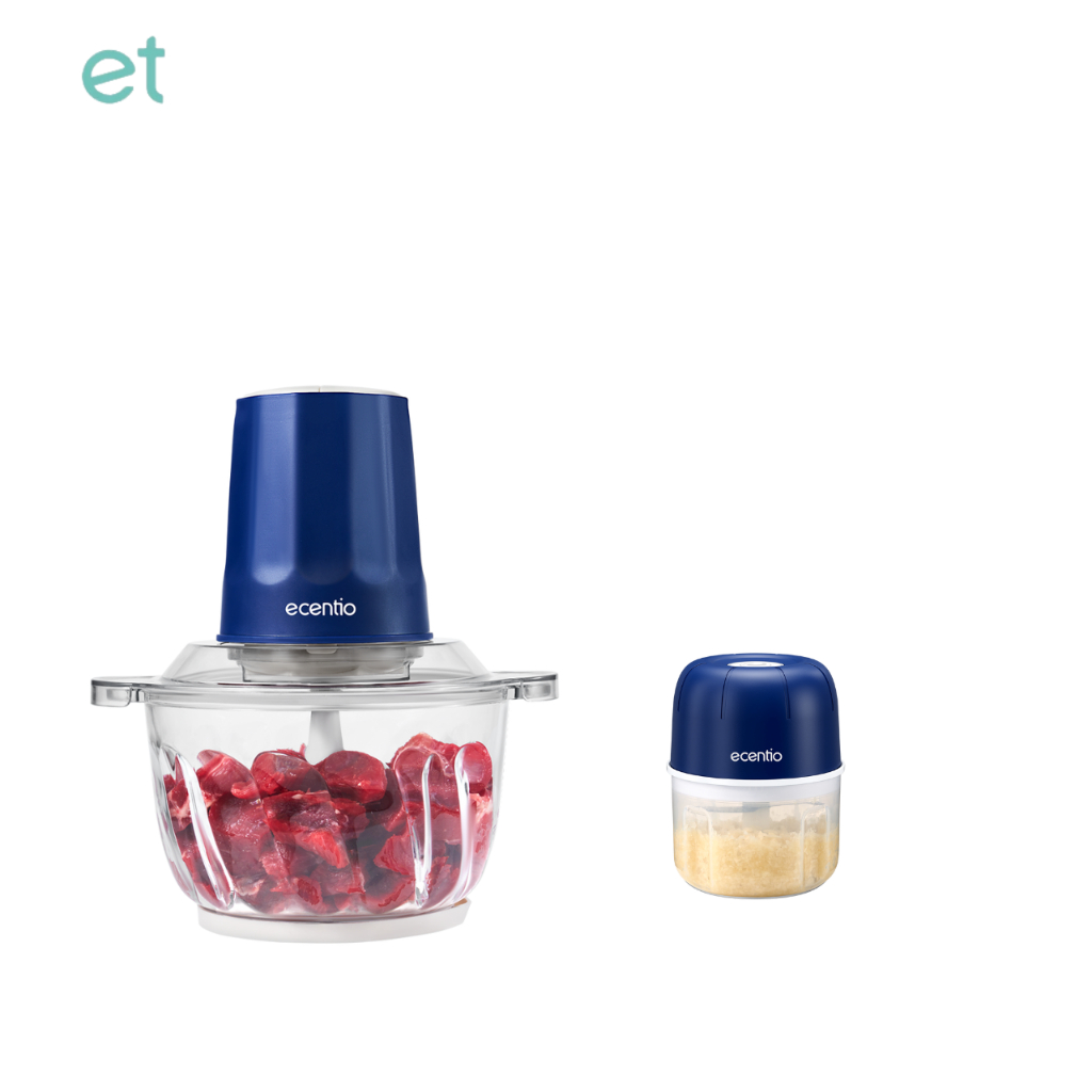 ET  penggiling daging blender 2L chopper daging dan bumbu 6 Pisau blender mpasi bayi peralatan dapur