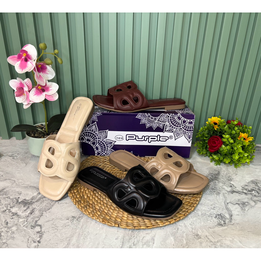 Sandal Flat Purple