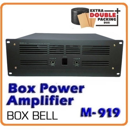 Box BELL M-919 Box Power Amplifier M919 919 Bok Holder Tempat Kotak Wadah Alumunium Audio Sound Syst