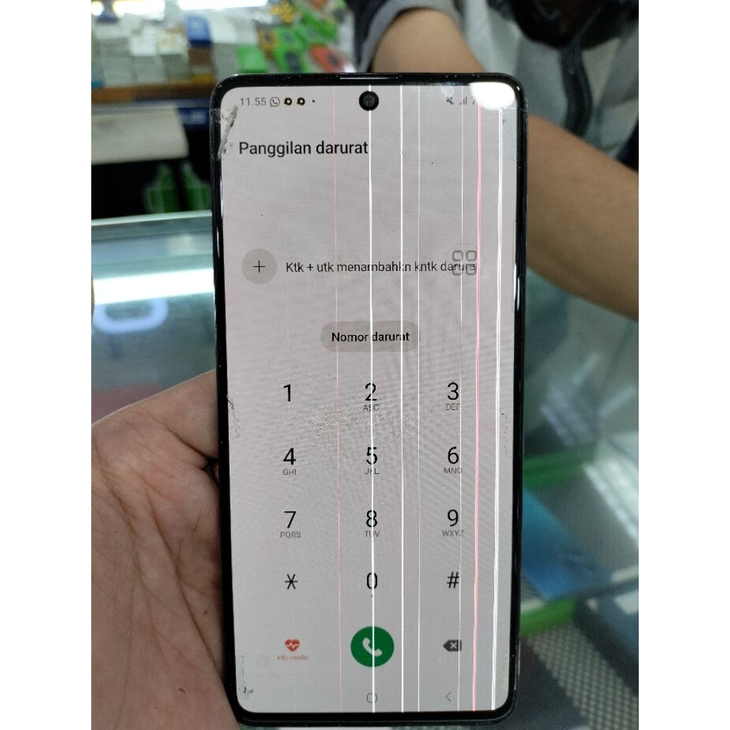 lcd amoled Samsung a71