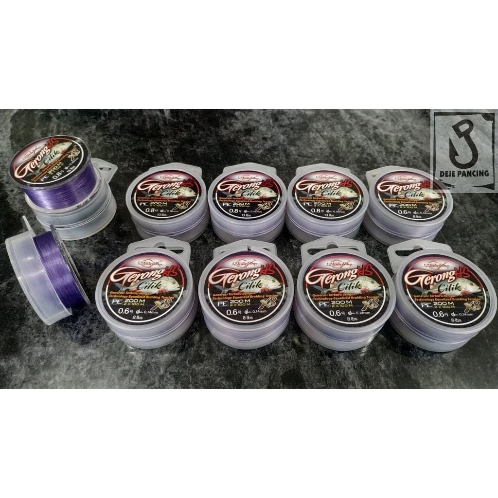 Senar PE Relix Nusantara Gerong Cilik HS VIOLET 200M Pe 0.4 Pe 0.5 Pe 0.6 Pe 0.8