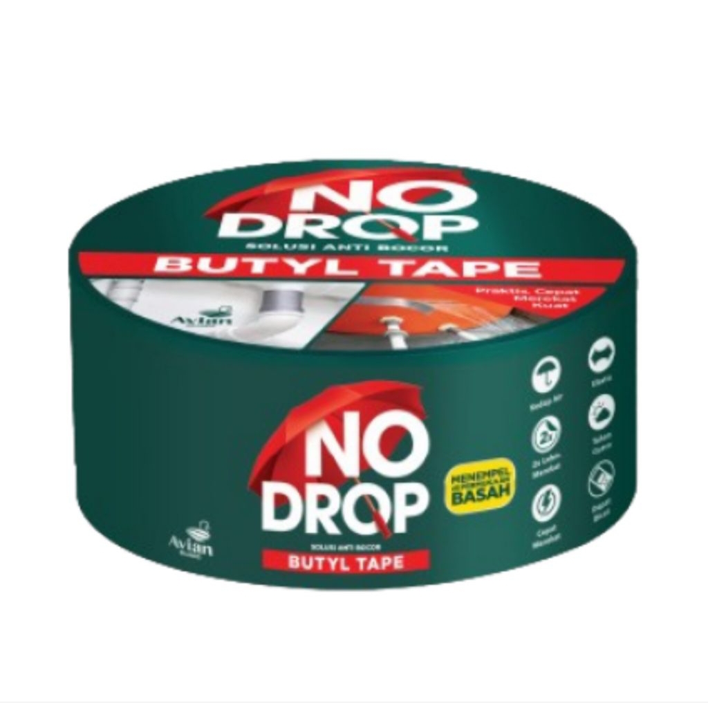 Lakban Anti Bocor / Butyl Tape No Drop
