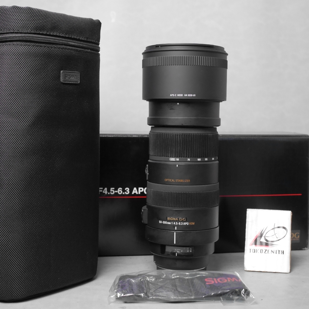 SIGMA 50-500mm f4.5 -6.3 APO DG OS - Lensa TELE SPORT , Foto burung for Canon - R02612