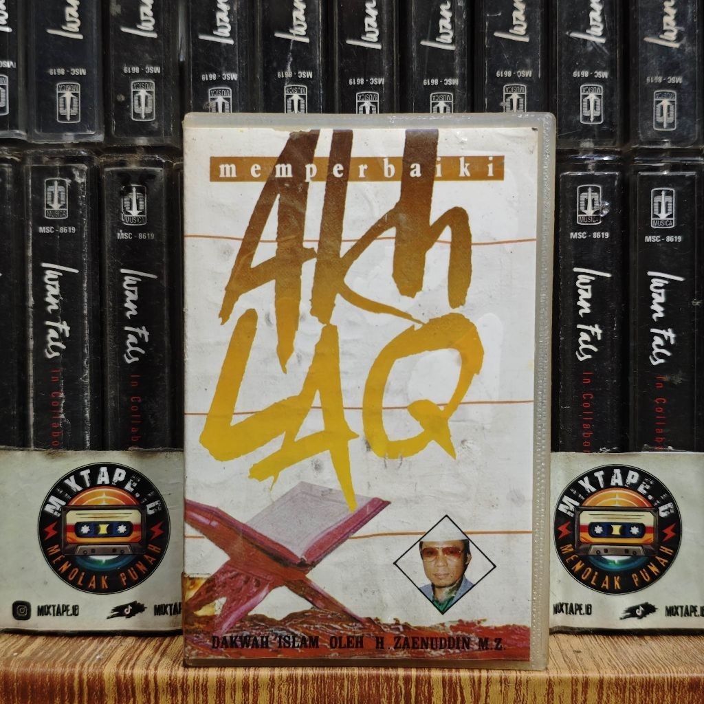 Kaset - KH. Zainuddin MZ - Memperbaiki Akhlaq - Kaset Pita - Radio Tape - Radio - Pemutar Kaset - Re