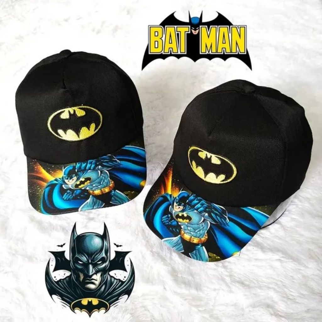 topi anak karakter batman