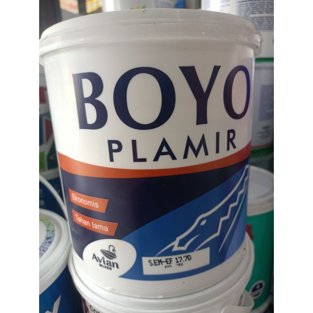 Dempul Tembok / Plamir Tembok Boyo 5 kg & 25 Kg