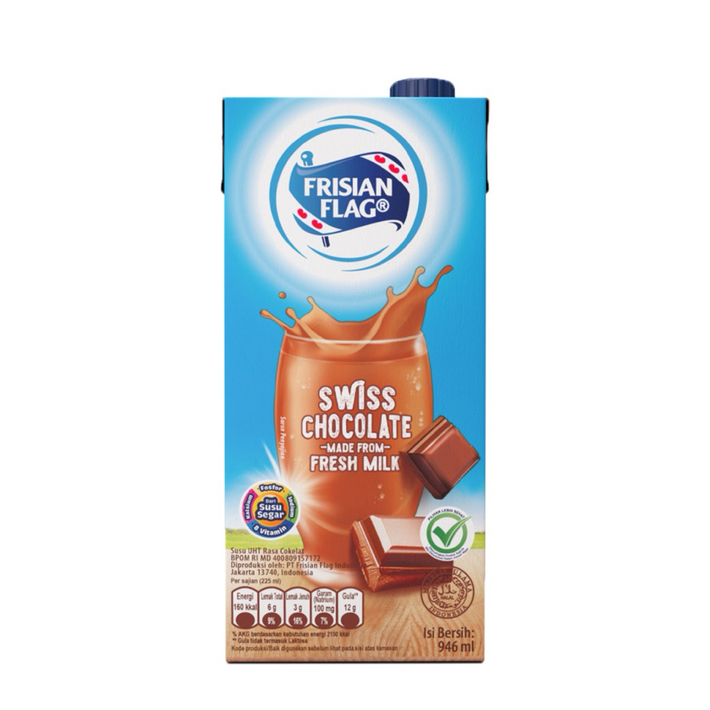 Frisian Flag Susu UHT Cokelat Kotak 946 ml