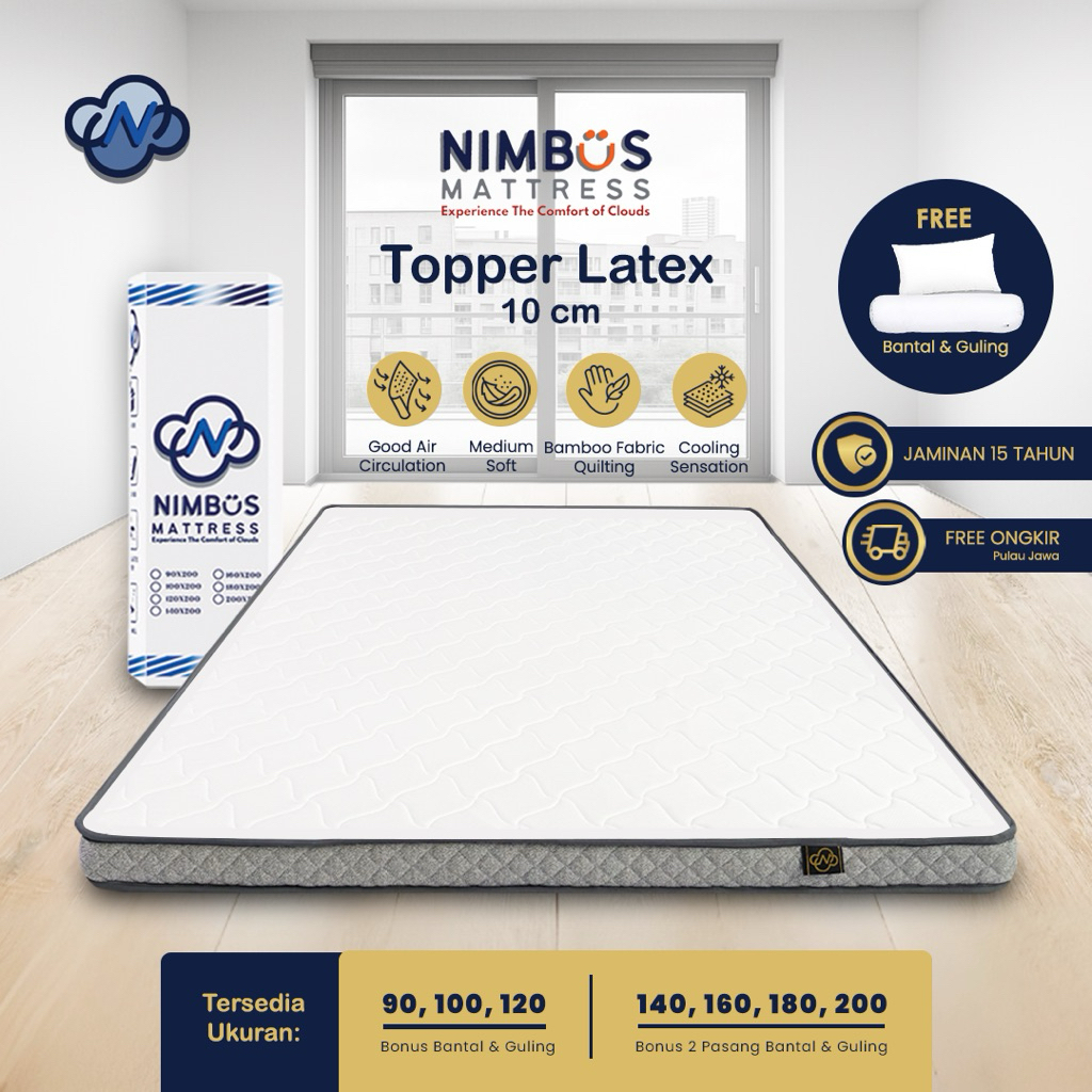 Nimbus Mattress Latex Topper 10cm