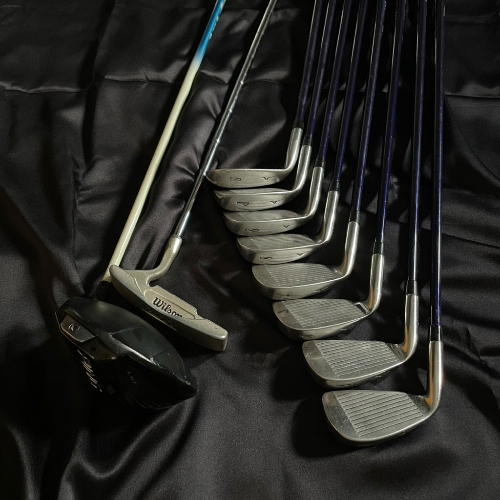 PRELOVED STICK GOLF LADIES SET IRON MIZUNO WILSON PING TAYLOR