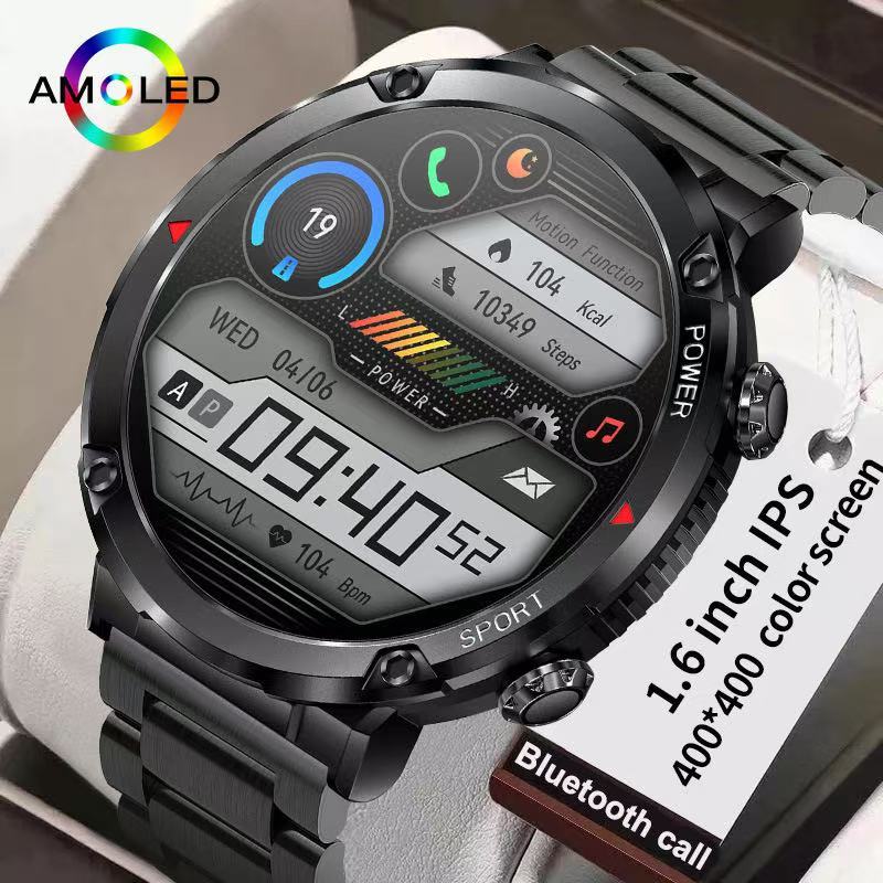 LIGE Smart Bluetooth Call Watch Multi functional Sports Music Watch Watch Waterproof