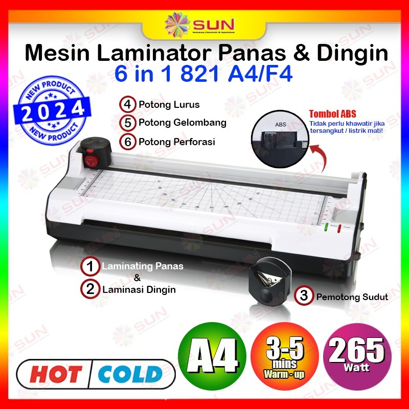 Mesin Laminating Panas & Dingin A3 / F4 / A4 - Plastik Laminating Panas A3 / F4 / A4 - Laminating