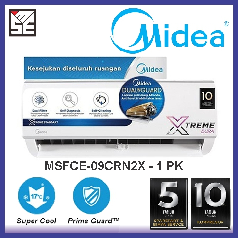 AC MIDEA MSSFT-09 - 1PK Unit saja / paket pasang bogor