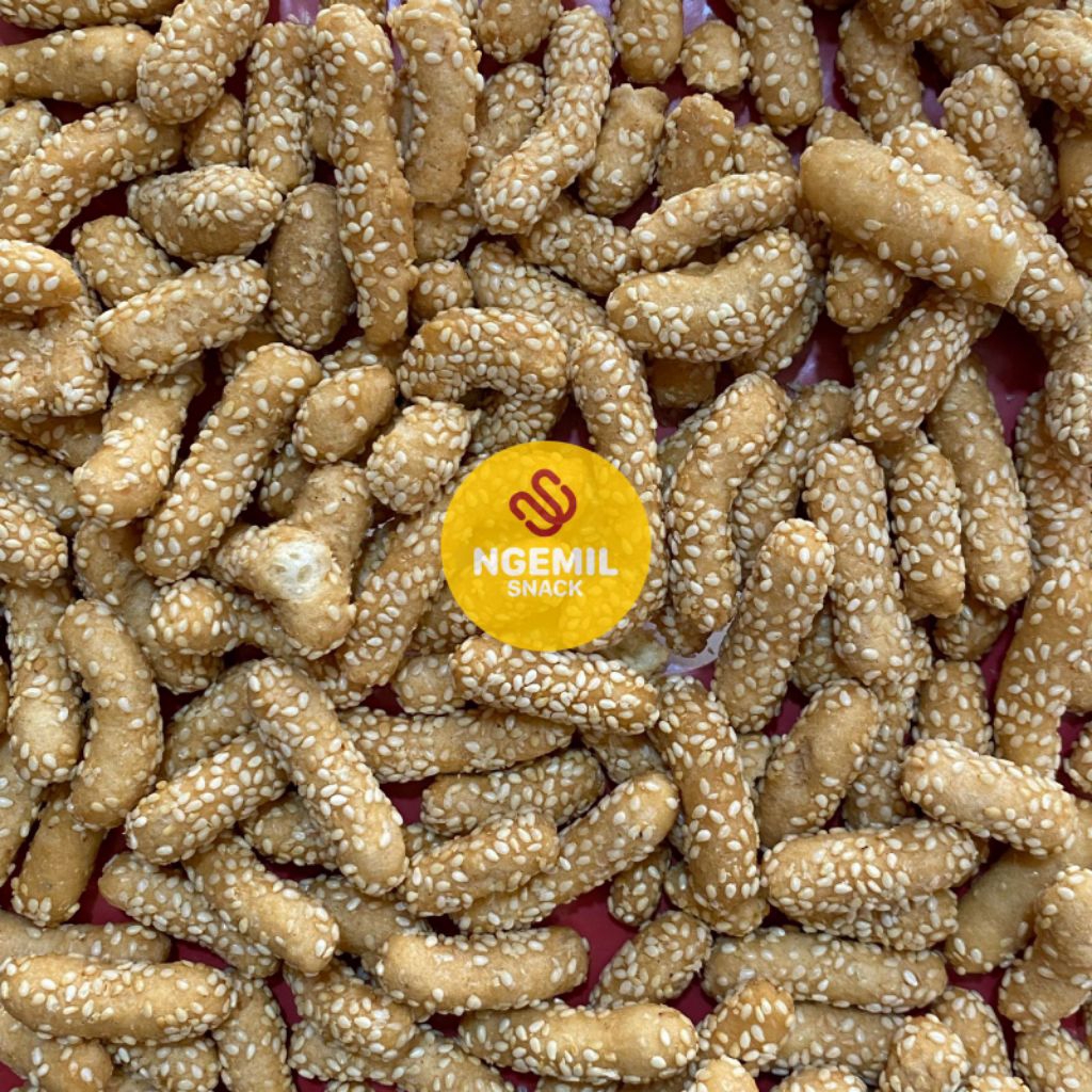 Kue Ciput Wijen Renyah 250gram Jajanan Pasar Ngemil Snack Oleh - Oleh Bandung